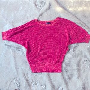 Hot Pink Dolman Sweater